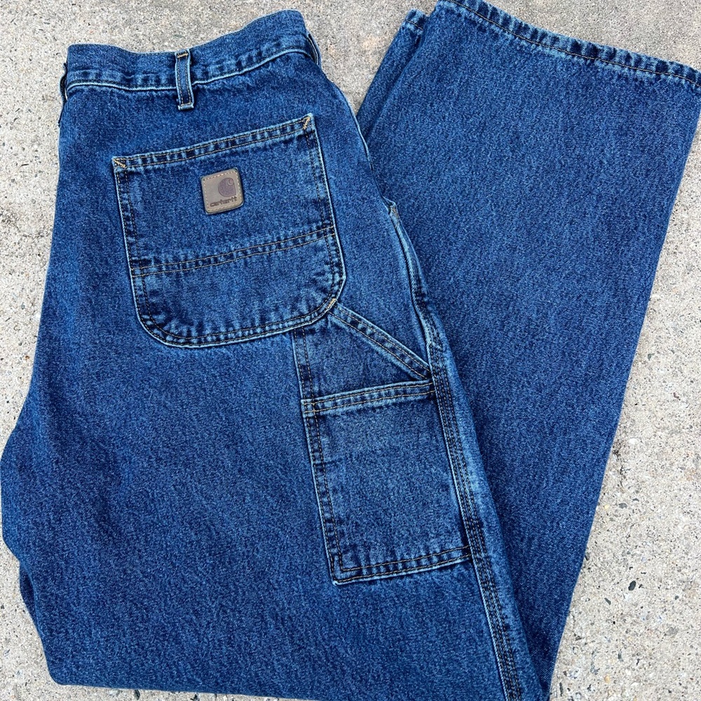 Carhartt jeans Men’s 38x32 Original Dungaree fit carpenter utility